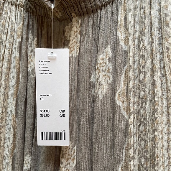 Out From Under Fleur wide leg paper bag pant - Picture 2 of 4